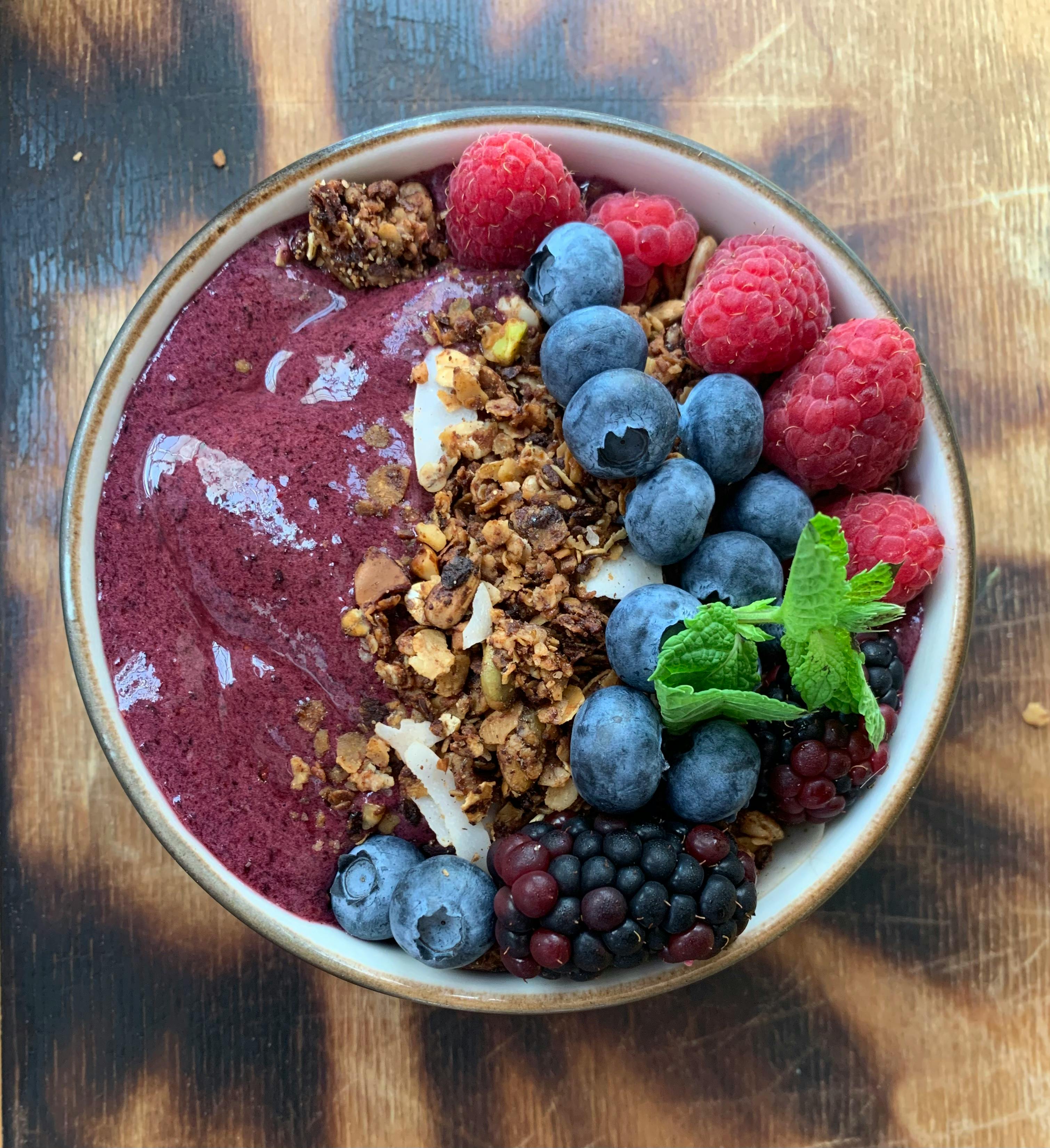 Bowl de açai, como preparar açai